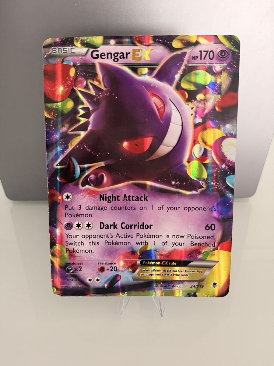 Pokémon Carte collezionabili: Gengar EX JUMBO Oversized 34/119  – Usato da Locarno venduto da mar_z75x