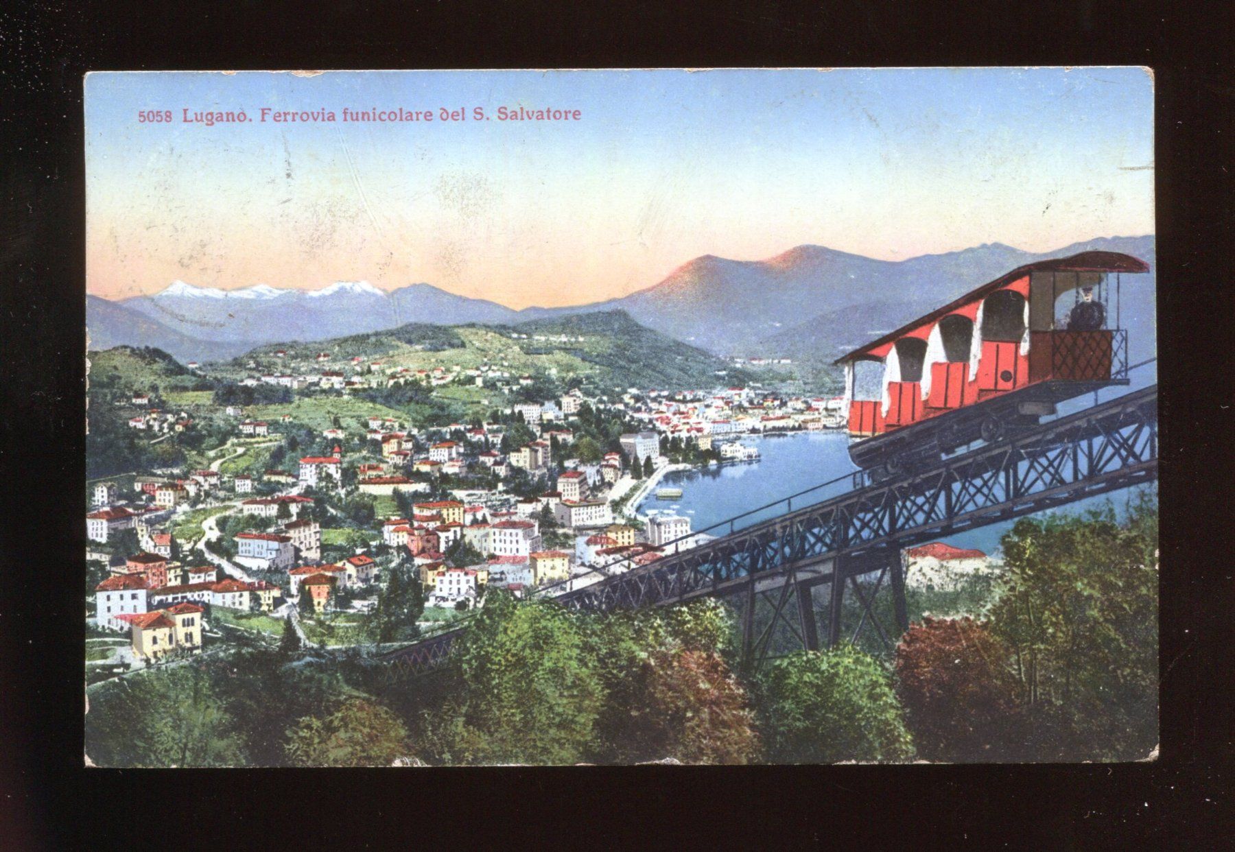 Ansichtskarten: Lugano, S. Salvadore – Gebraucht aus Aarau von Elmaar41
