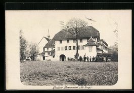 Foto-AK Cham, Männer am Kloster Frauent