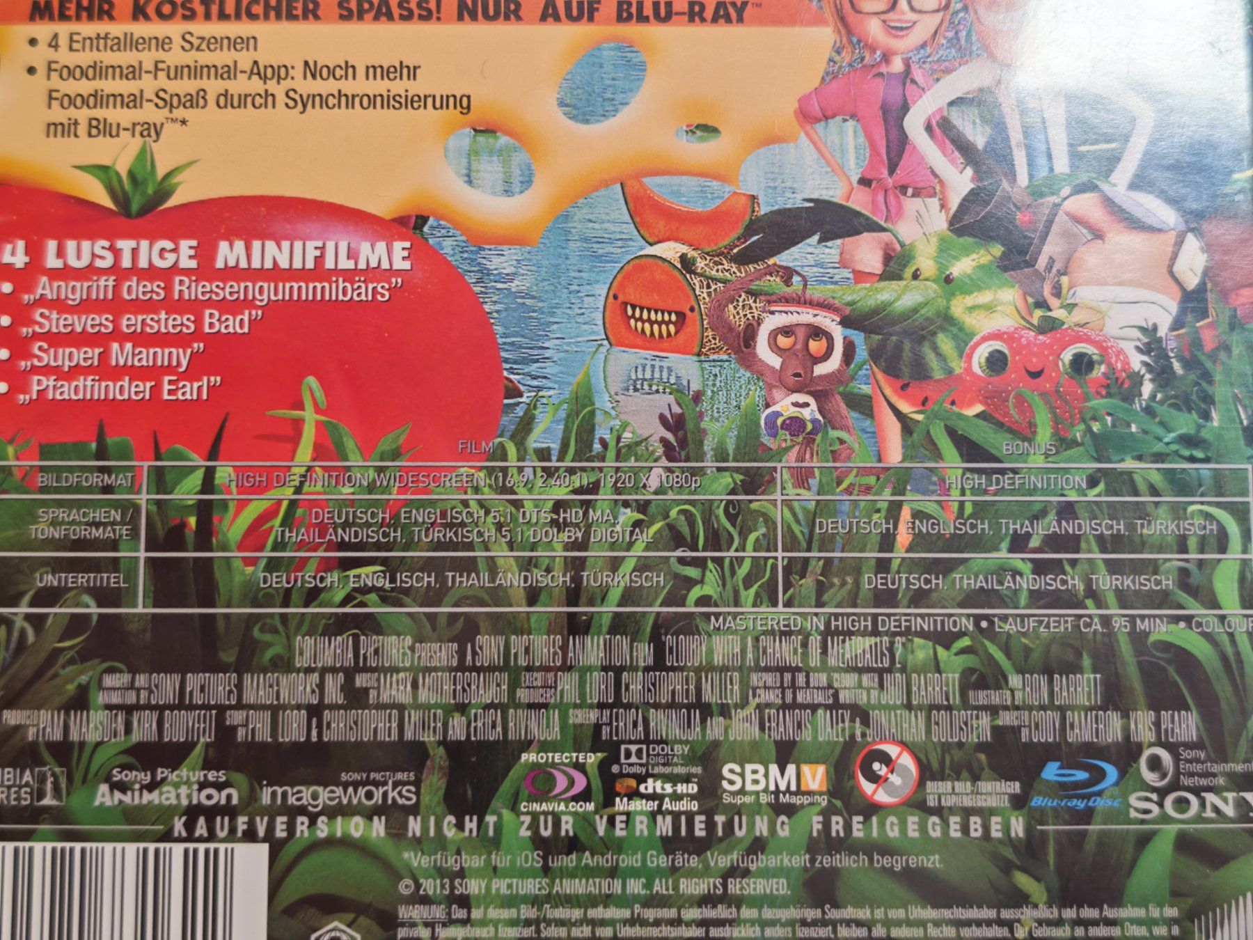 Tutti i DVDs: Wolkig mit Aussicht auf Fleischbällchen 2 – Usato da Liestal venduto da Kratzilla 3