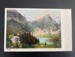 AK Gruss aus dem Appenzellerland, Seealpsee