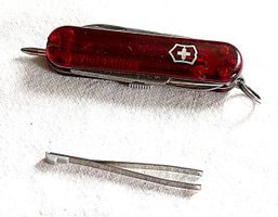 Taschenmesser Victorinox 3 Klingen Klein Rot mit Öse