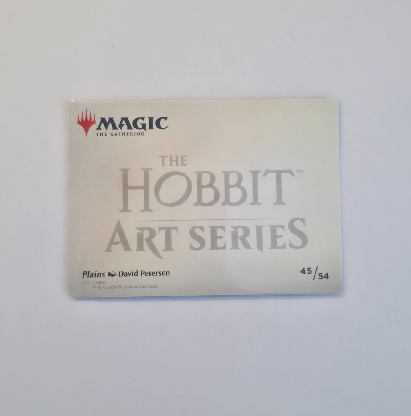 Magic The Gathering Carte collezionabili: Hobbit Magic - Plains Art Series 45 - Mint – Nuovo (secondo la descrizione) da La Tour-de-Peilz venduto da val_h8g8 1