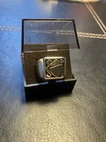 Gelbgold Siegelring  333 ,  8 Karat  mit  Wappenfeld