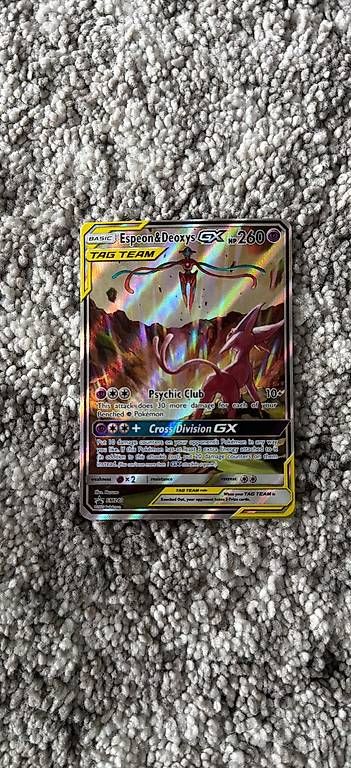 Carte collezionabili: Espeon & Deoxys full art gx – Nuovo e nell'imballaggio originale da Mont-sur-Lausanne venduto da jojoaja