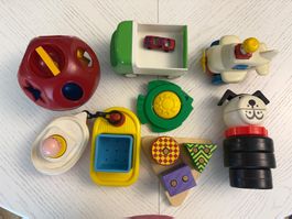 Vintage Spielzeug-Set für Kleinkinder, 7 Teile, Top Zustand!