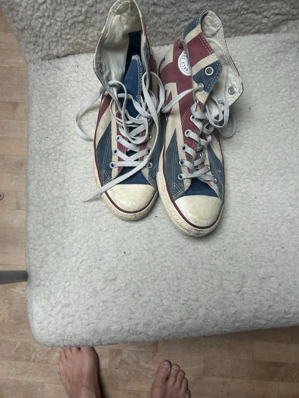 Scarpe da uomo: Converse Turnschuhe, Great Britain Design, Grösse 43 – Usato da engelburg venduto da Artcase 3