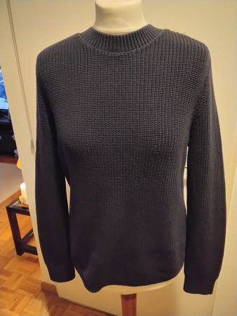Pull bleu marine, idéal pour la mi-saison, taille XS