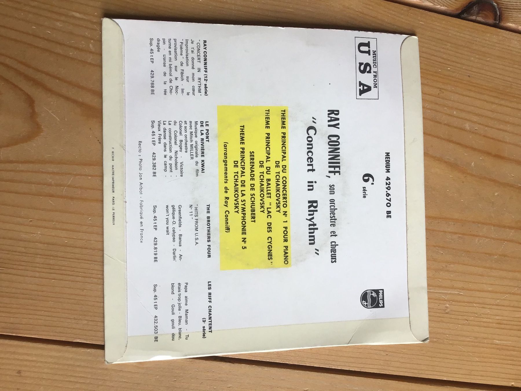 Dischi in vinile: single, Ray Coniff, concert in rhythm – Usato da liestal venduto da makai05 1