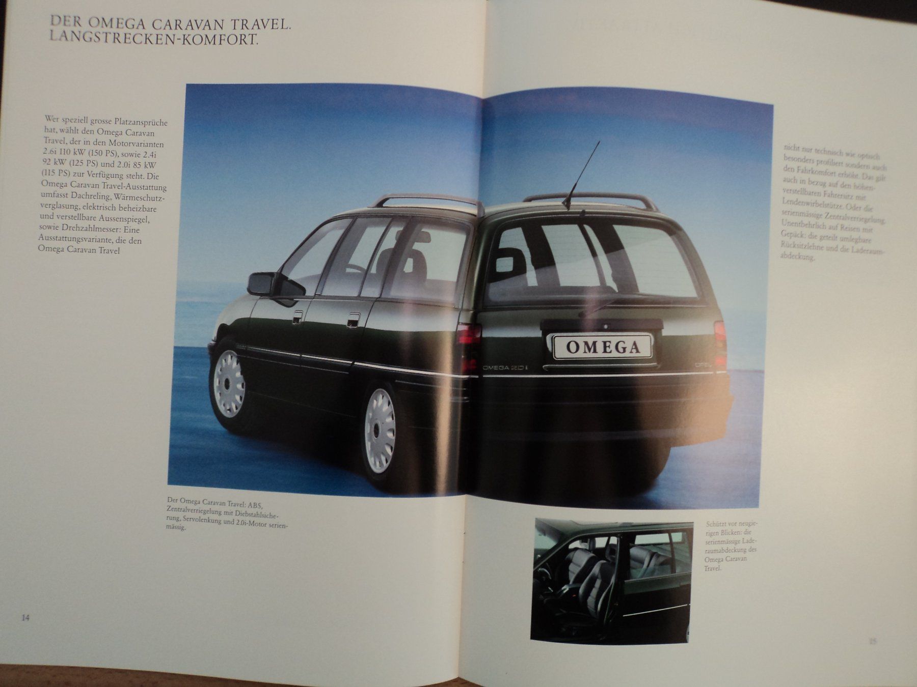 Opel Documenti: Prospekt Opel Omega 1992 – Usato da Schwarzenburg venduto da modelCARama 6
