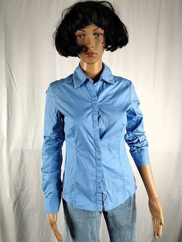 Mango Camicette: MANGO Hemdbluse blau Gr. XS – Usato da Schübelbach venduto da Restwert_Schubelbach