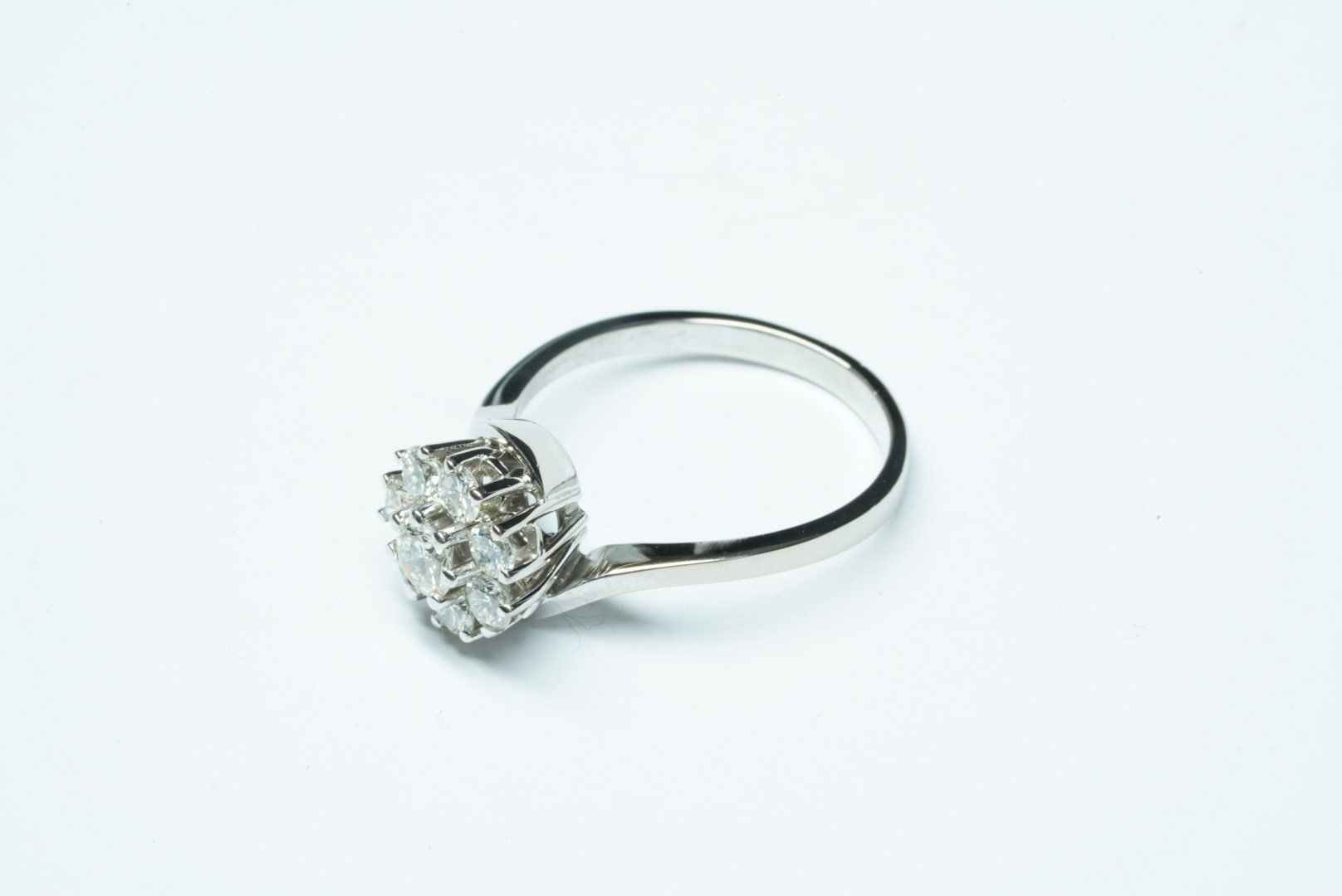 Anelli: 18k Weissgold Diamantring – Usato da Bülach venduto da Re-Jewelled 2