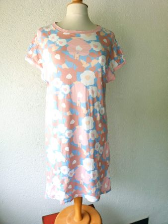 LONGSHIRT SHIRT KLEID M 38 VON MEY PASTELL TUNIKA TOP DRESS