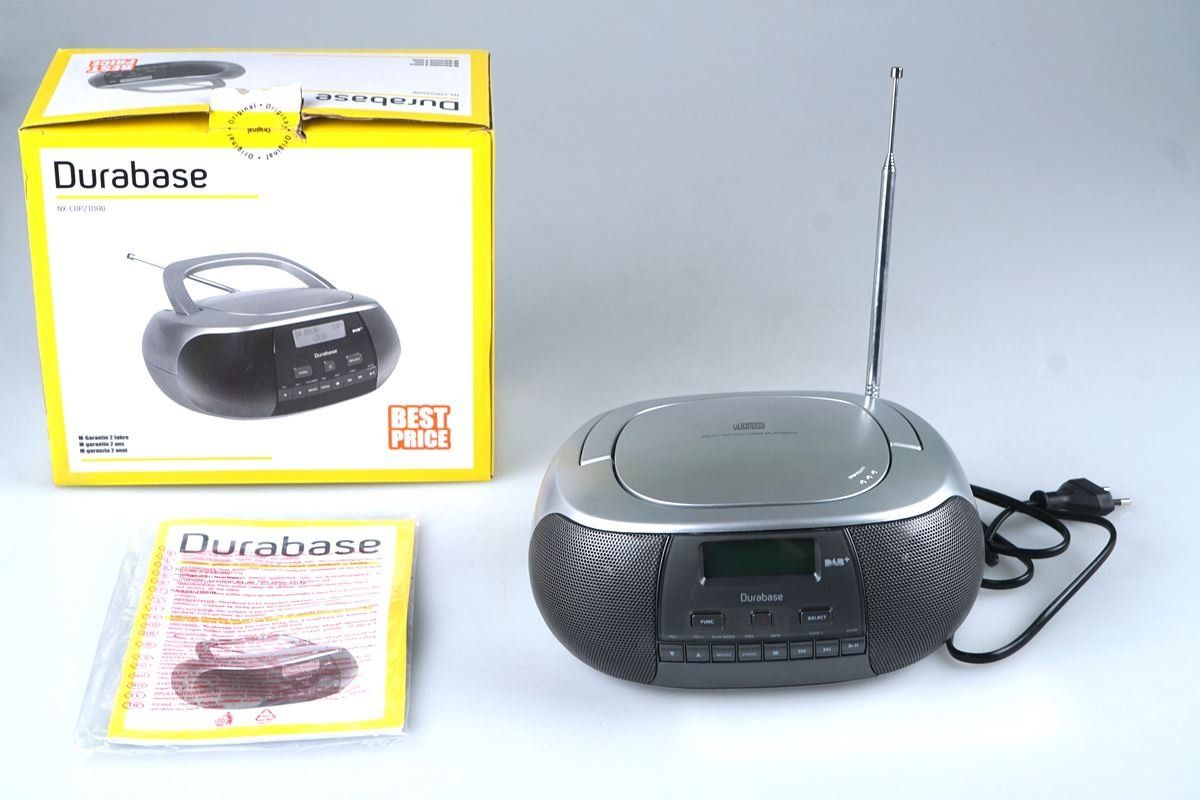 Durabase Radio: Durabase NX-CDP21DAB Digitalradio – Usato da Rüti ZH venduto da Restwert_Rueti_ZH