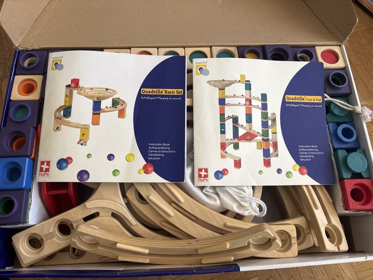 Quadrilla Spielzeuge: Quadilla Kugelbahn Twist & Rail - Bausatz für Kinder – Gebraucht aus Bremgarten b. Bern von shana3047 2