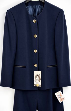 Anprobe möglich. Elegantes Damen Kostüm, dunkelblau 44  neu!