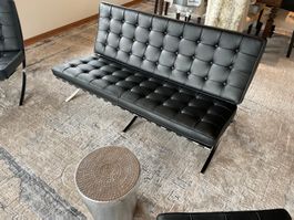 Barcelona Sofa 2-Sitzer Chair Replica / Hommage fast neu