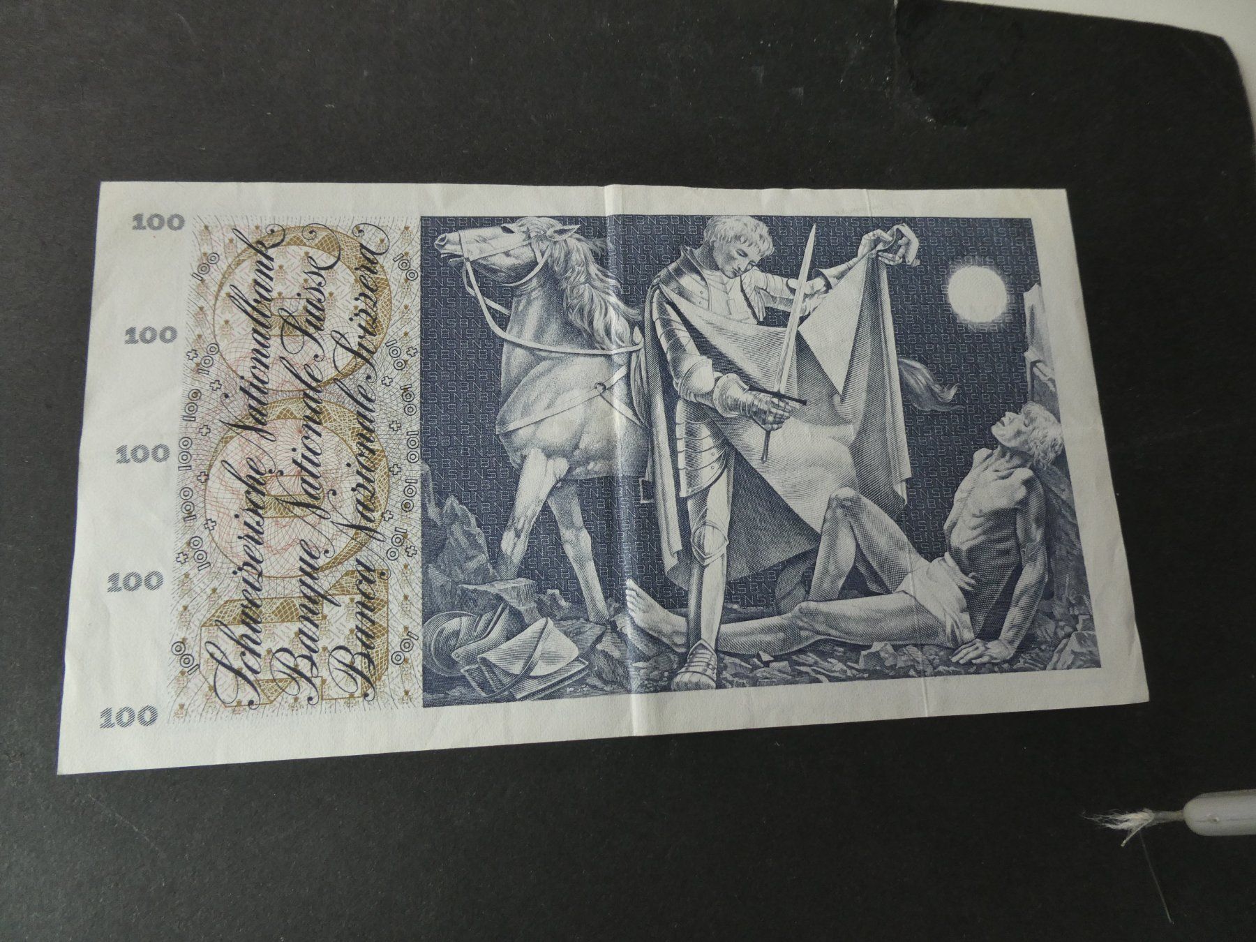 Billets de banque: Schweiz 1973, 100 Franken – D'occasion à Hinterforst par Rohusri 2