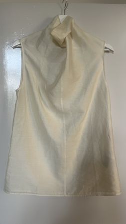 COS Sleeveless Blouse Cream Size M