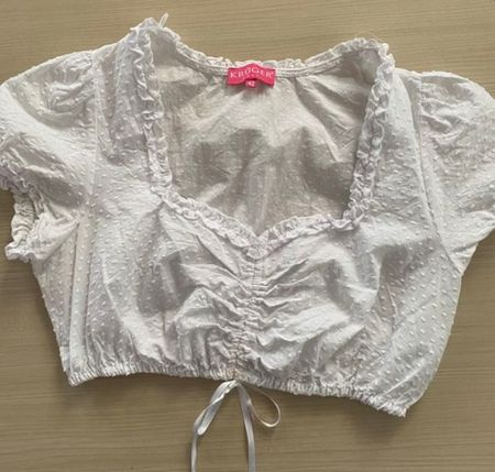 Kruger Dirndlbluse weiss Grösse 42 supi Zustand