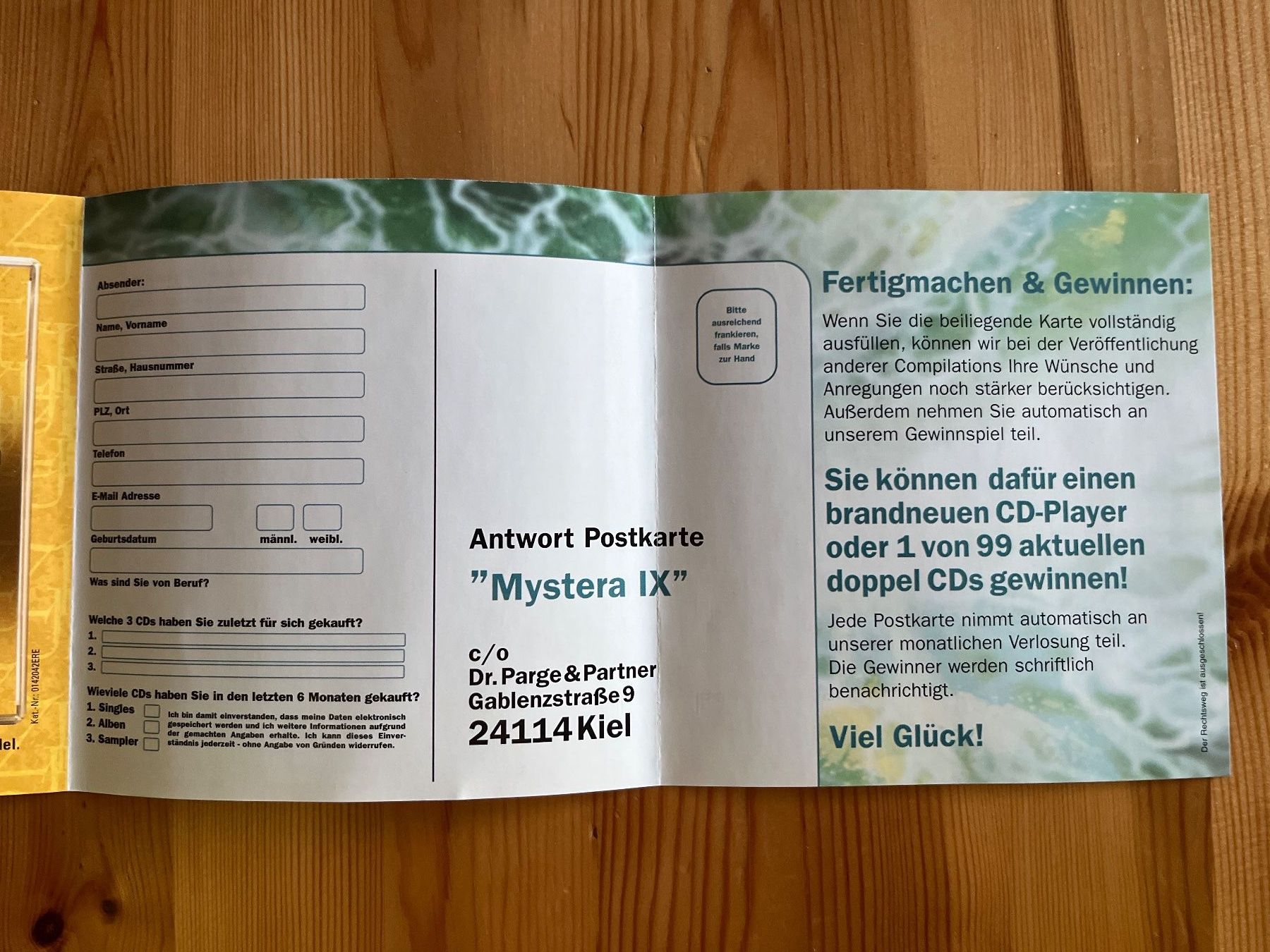 CDs: CD Mystera IX – D'occasion à Zürich par Gurkis 7