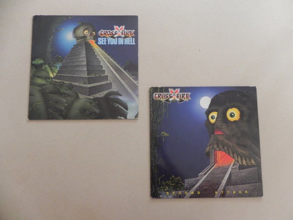 2 LP Heavy Metal Band Crossfire 1984 /85 (Gebraucht) in Siebnen für CHF ...