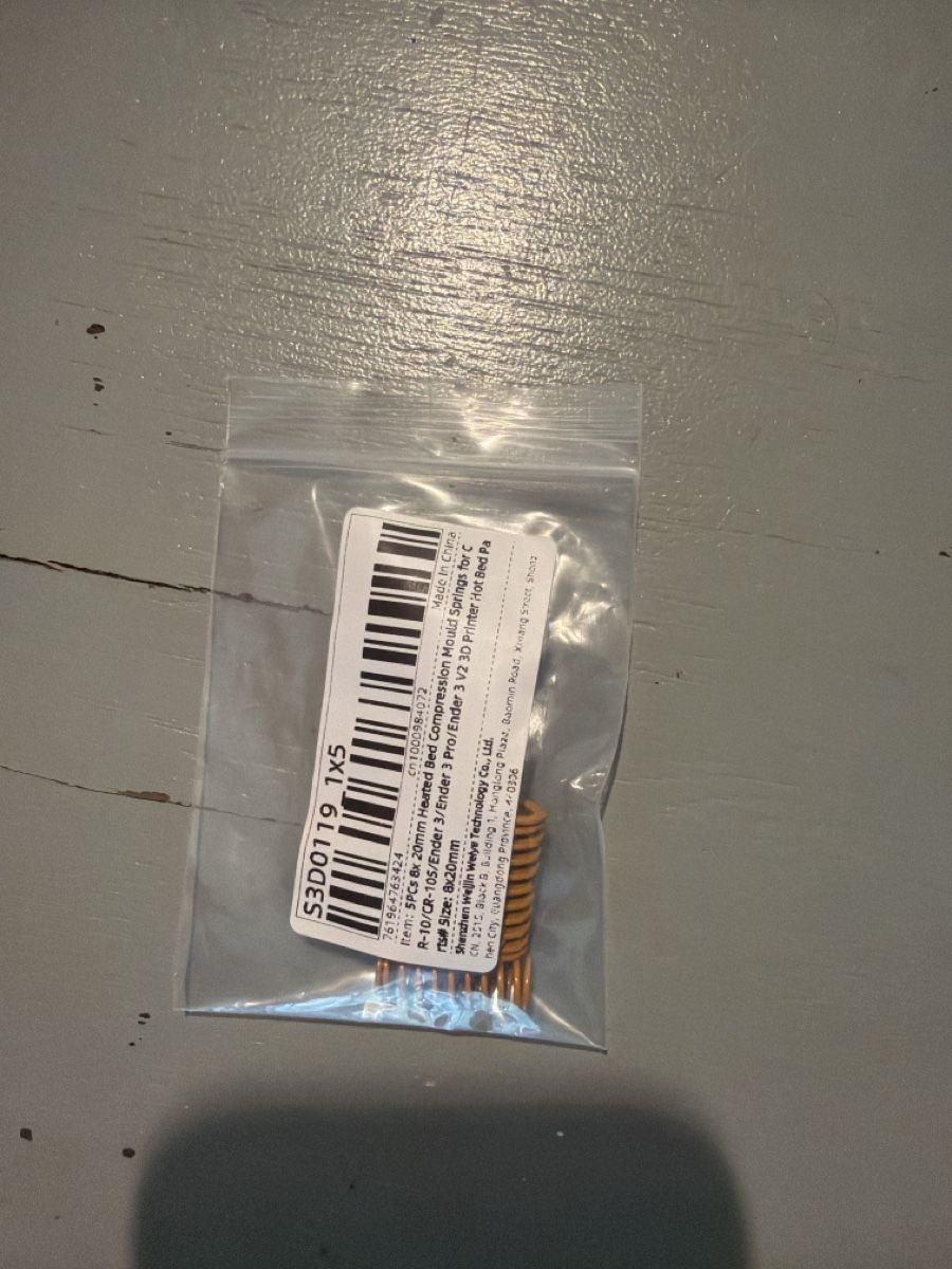 3D Drucker: 3d Drucker Bett Federn – Neu und originalverpackt aus Zürich von ceinem