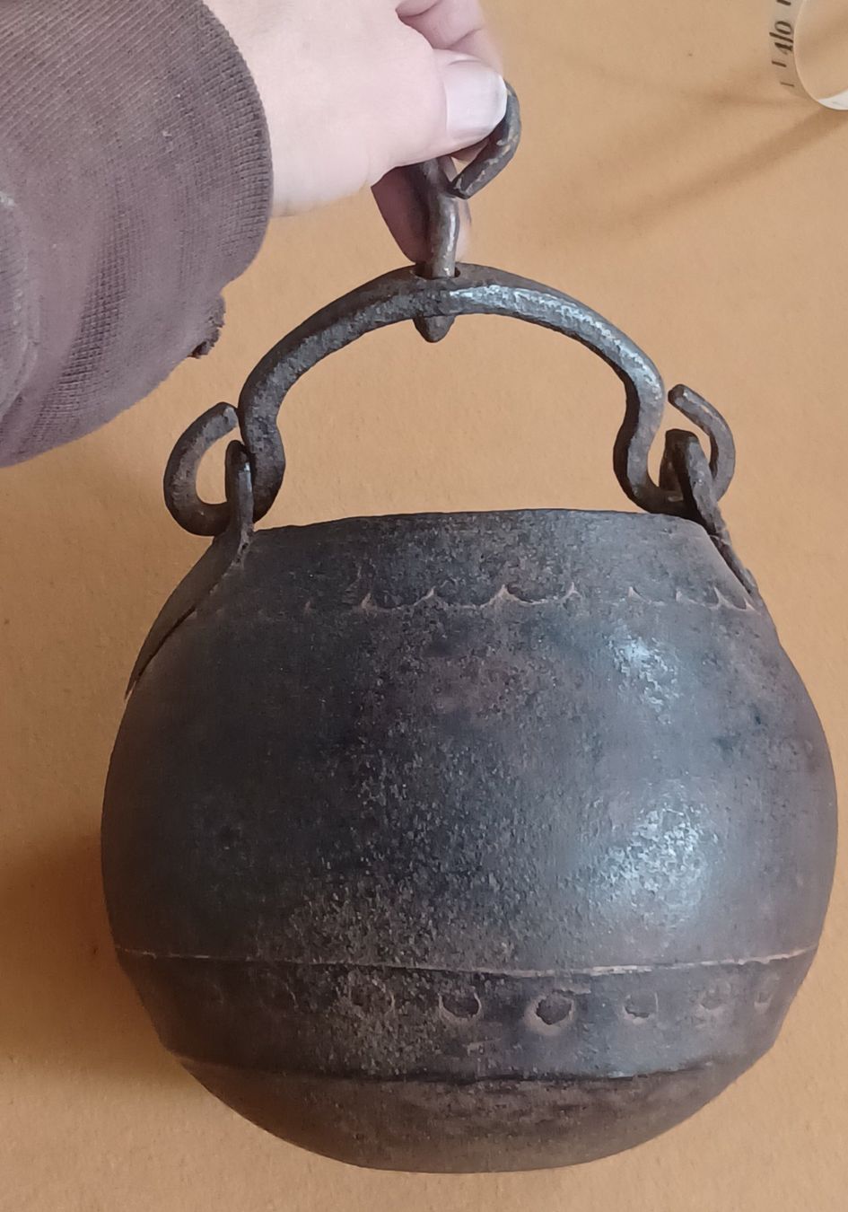Pentole: Mittelalter-Kochtopf Eisenblech geschmiedet – Usato da gais venduto da dun_c2xc 3