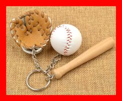 Baseball Schlüsselanhänger Sport U.S.A. Strike Base MLB