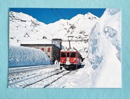 Alp Grüm - Rhätische Bahn - RhB - Winter 2001
