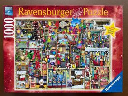 Puzzle Ravensburger 1000 Teile Weihnachtsregal
