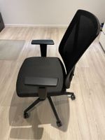 Bürodrehstuhl, höhenverstellbar, schwarz