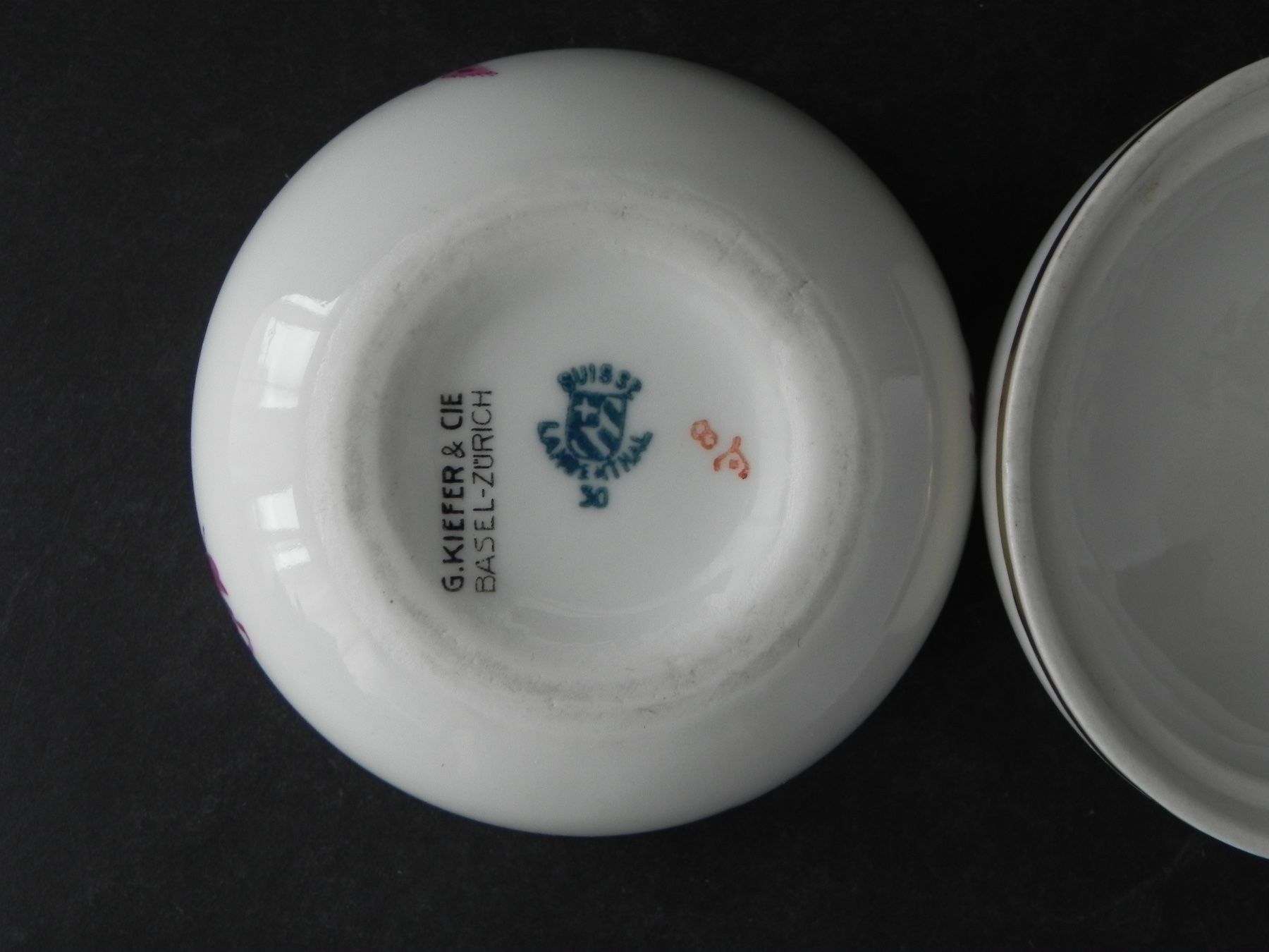 Tutte le decorazioni: Dose Langenthal 1930 - schönes Dekor L+ - handbemalt – Nuovo (secondo la descrizione) da Zürich venduto da LodgE-21 4
