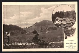 Tete de Rang, Vue sur le Jura et les Alp