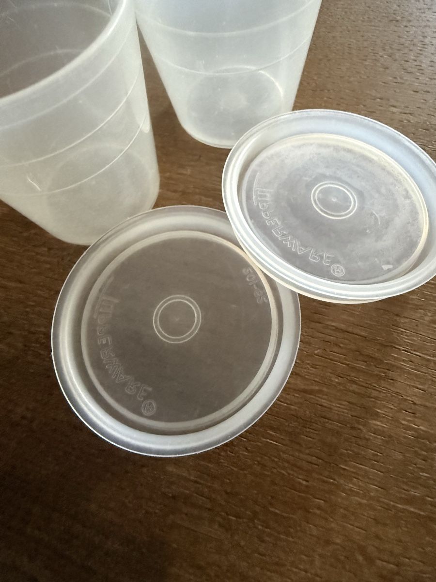 Tupperware Contenitori & Simili: Tupperware WICHTEL Set mit Deckel transparent gebraucht – Nuovo (secondo la descrizione) da Perlen venduto da SPICE24 2
