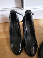 Damenschuhe schwarz Lack Grösse 38 guter Zustand