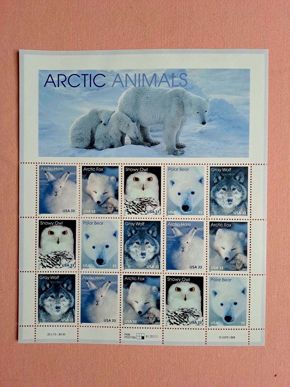 Tutti i francobolli: toller Markenbogen Arctic Animals USA postfrisch 1998 – Nuovo (secondo la descrizione) da Ostermundigen venduto da pedru8