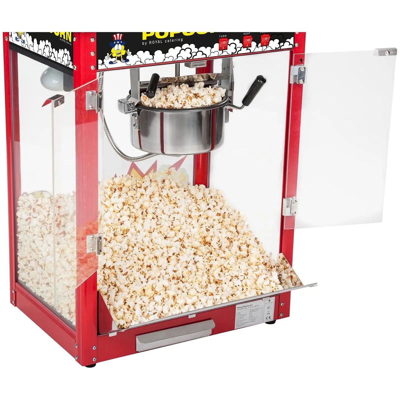 Profigeräte & Gastro: Royal Catering Popcornmaschine mit Wagen – Neu und originalverpackt aus Bottighofen von zaap 3