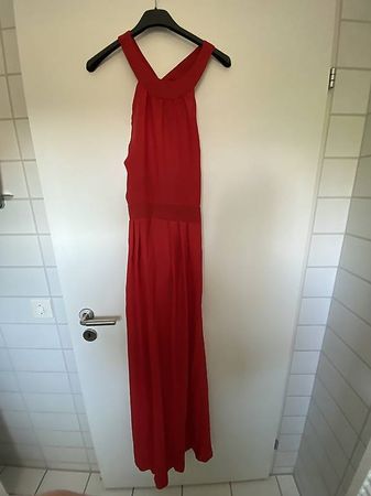 Langes, rotes Abendkleid/ Festkleid Gr. XS/34