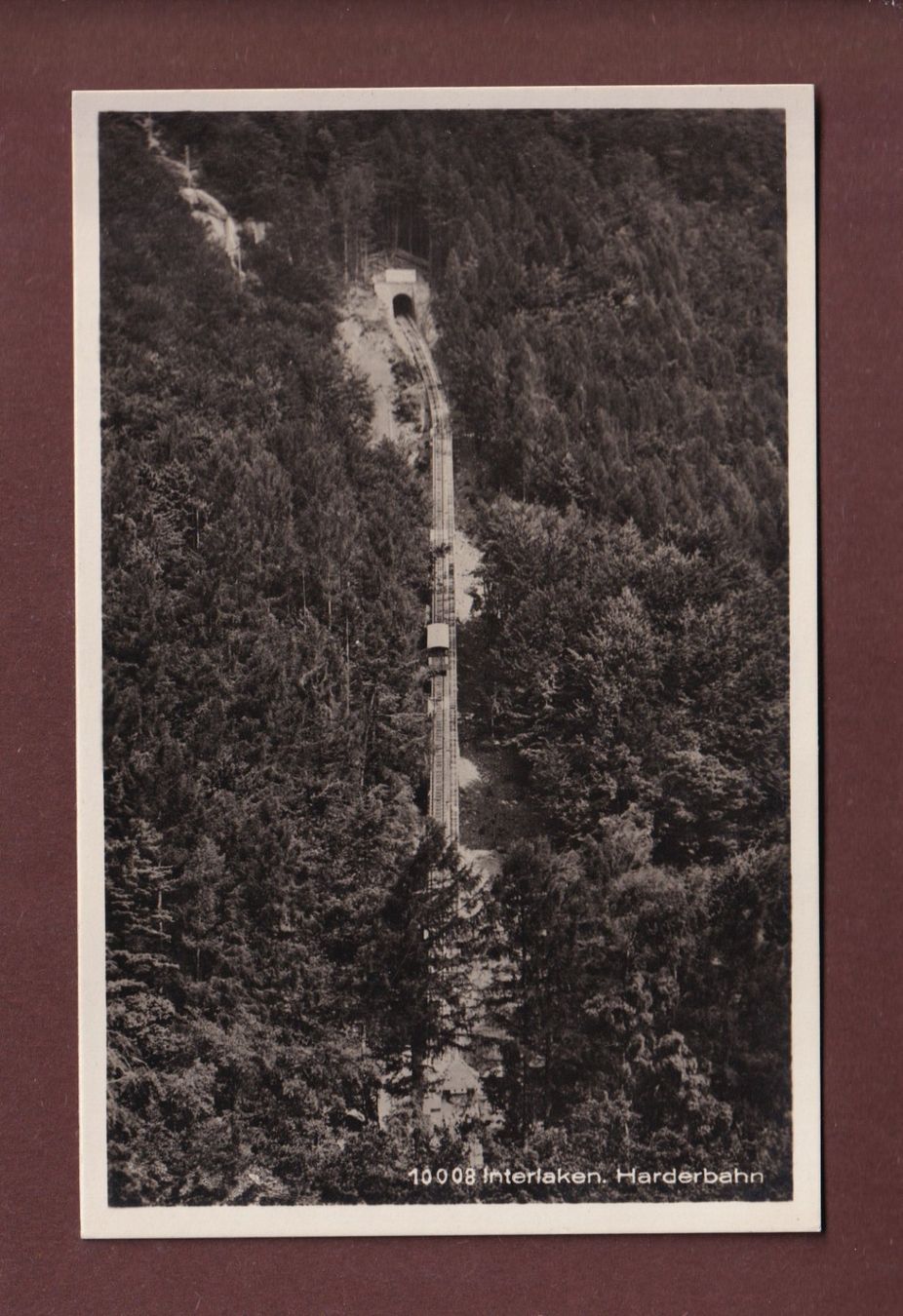 Ansichtskarten: Interlaken - HARDERBAHN – Gebraucht aus Pully von nicecards-shop