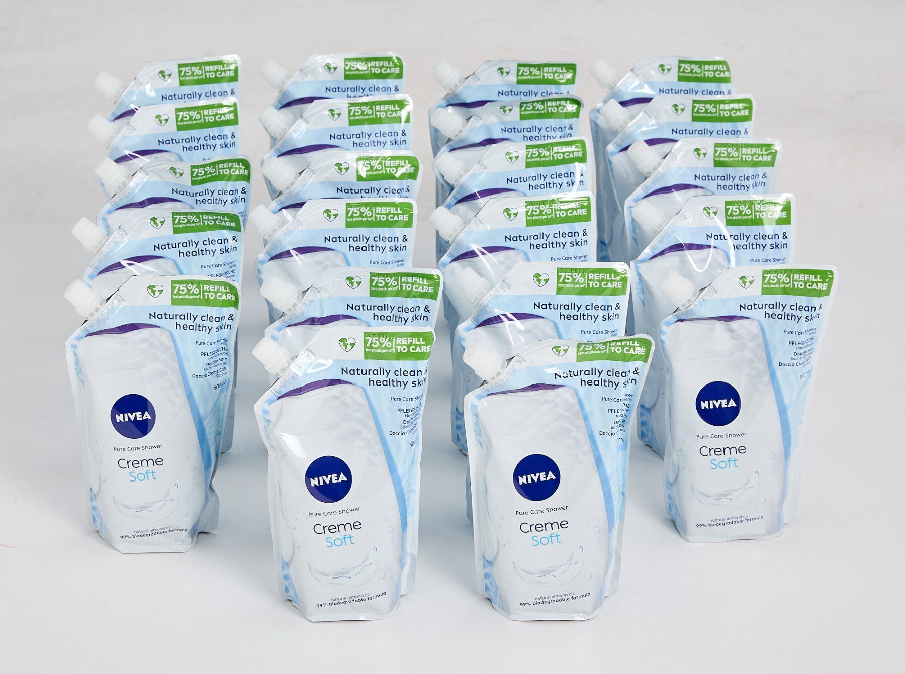 Nivea Doccia: Nivea Creme Soft Duschmittel zum Nachfüllen 22 Pack – Nuovo e nell'imballaggio originale da Niederrohrdorf venduto da Dmike 4