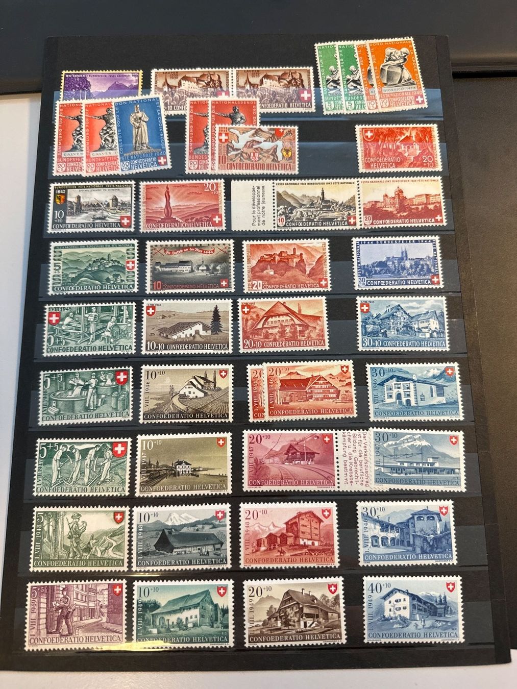 Tutti i francobolli: Pro Patria Lot, postfrisch – Usato da Küssnacht am Rigi venduto da POSTOMASTER