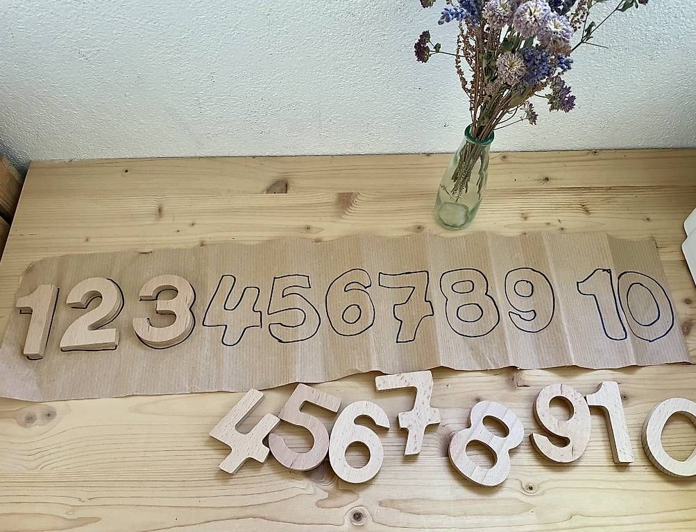 Articoli in legno: Holzziffern Holzzahlen – Usato da Stetten AG venduto da kristinabrita 1