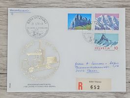 CL17 Enveloppe + Timbre Suisse 1971