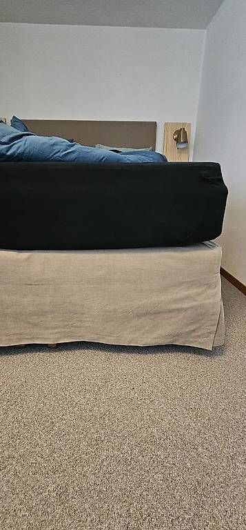 Lits: Hochwertiges Matri Boxspringbett in Beige – D'occasion à Siebnen par JaneDoe01 2