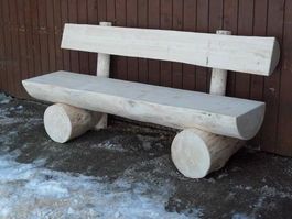Gartenbank, Rundholzbank, Geschenk