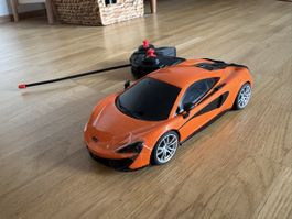 Ferngesteuertes Auto McLaren 570S orange, Massstab 1:24