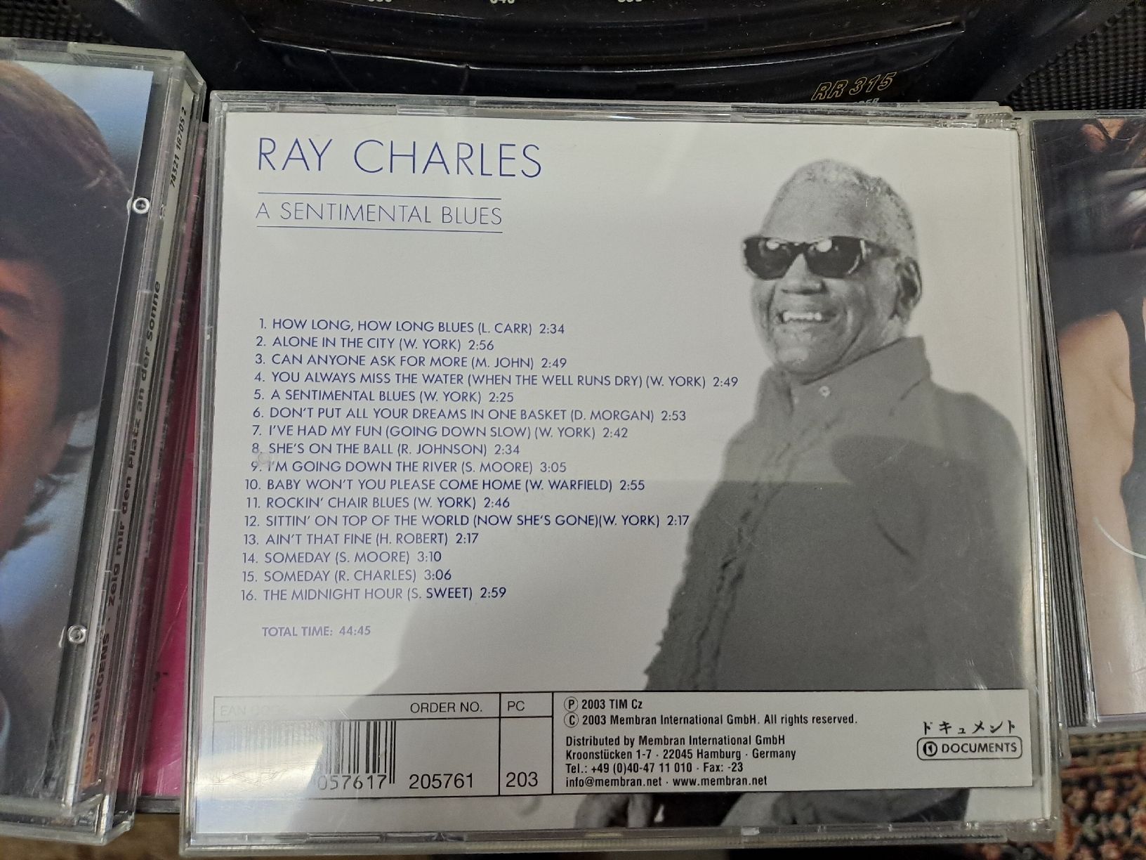 CD: Ray Charles CD "A Sentimental Blues" – Usato da Zürich venduto da Schoebi19 2