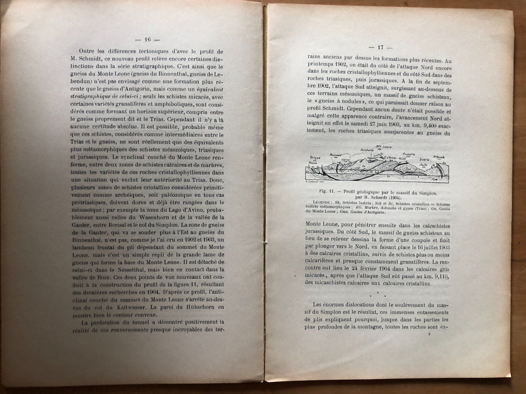 Libri: Hans Schardt: Percement du Tunnel du Simplon 1905 – Usato da Zürich venduto da allp 3