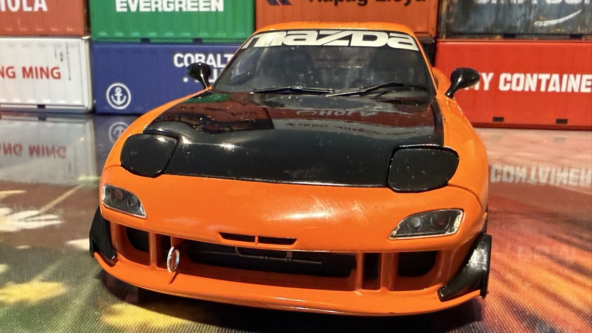 Mazda Modellautos: Mazda RX-7 orange – Neu (gemäss Beschreibung) aus Basel von Zomeg 2